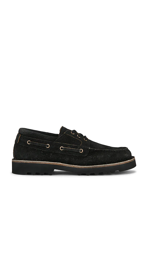 ALLSAINTS — ЛОДОЧНЫЕ ТУФЛИ SKIFF · Charcoal Grey
