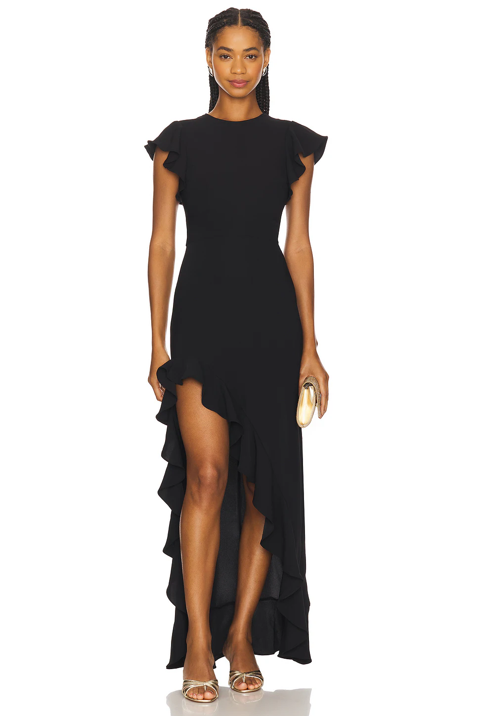 Amanda Uprichard — ПЛАТЬЕ ANAROSA · Black