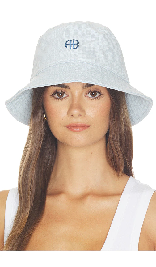 ANINE BING — ШЛЯПА NICKS BUCKET · Lucid Blue