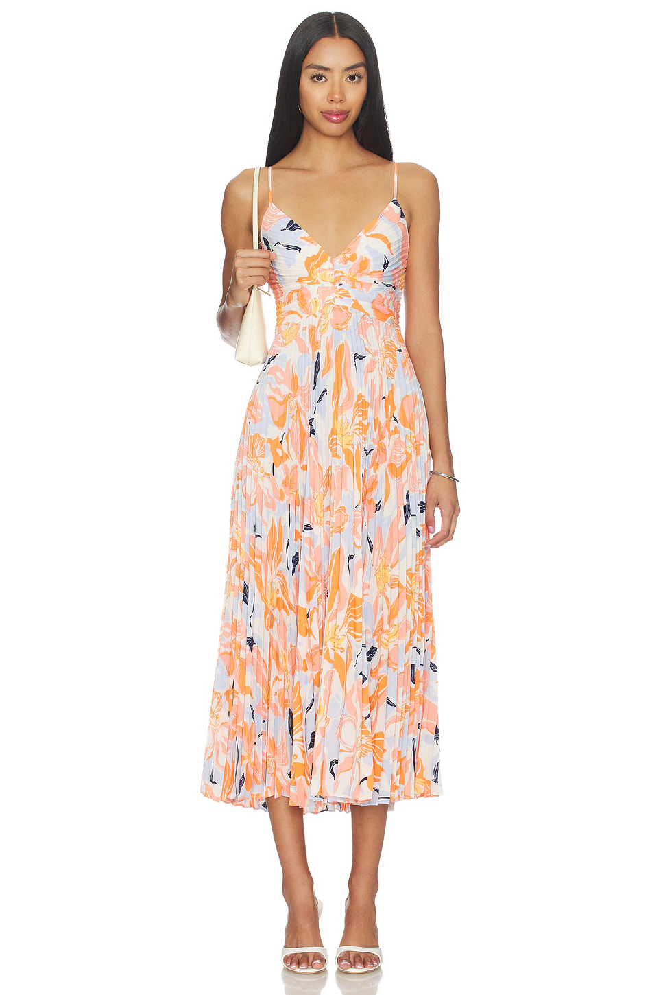 ASTR the Label — ПЛАТЬЕ BLYTHE · Orange Blue Floral