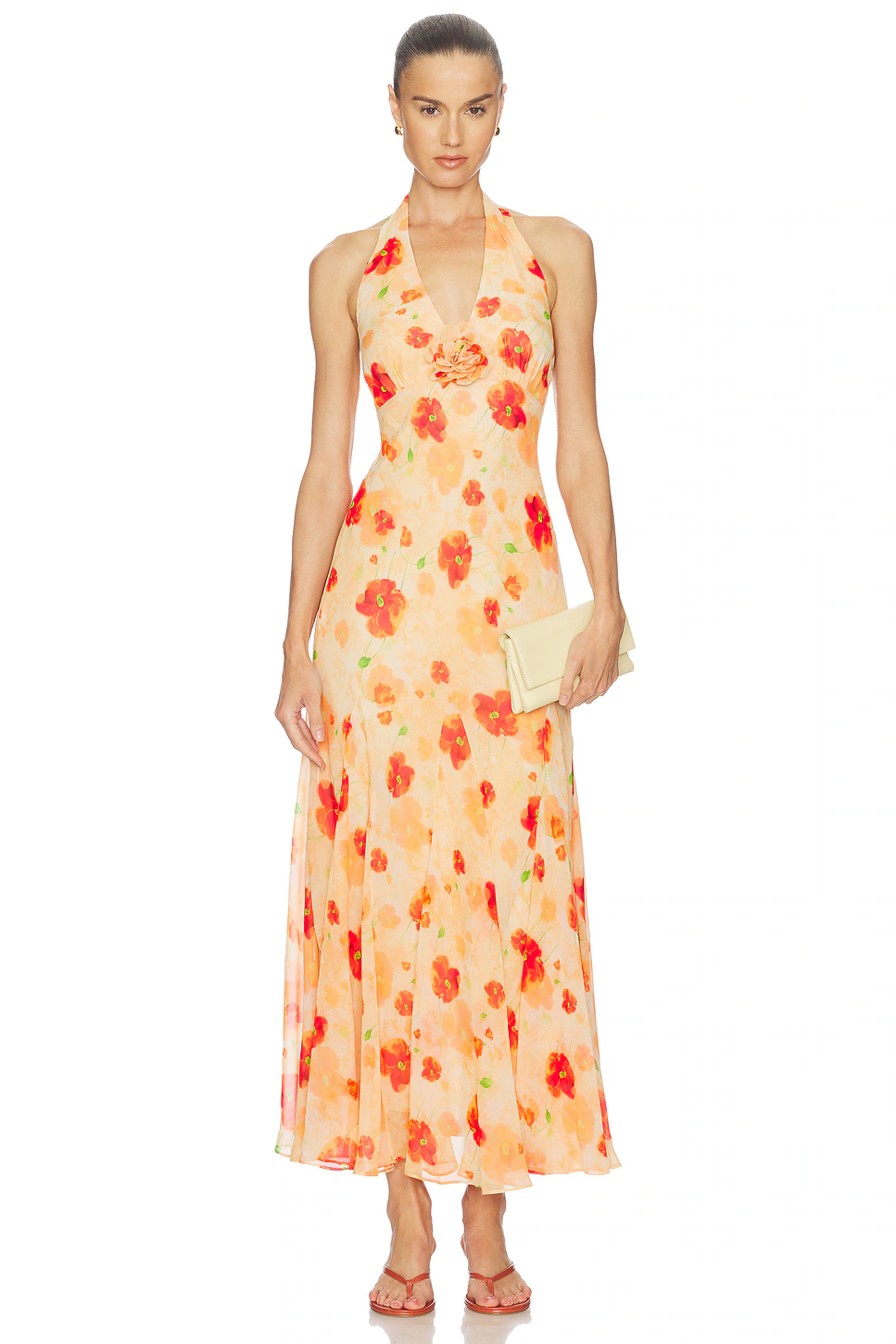 ASTR the Label — ПЛАТЬЕ YASMEEN · Orange Floral
