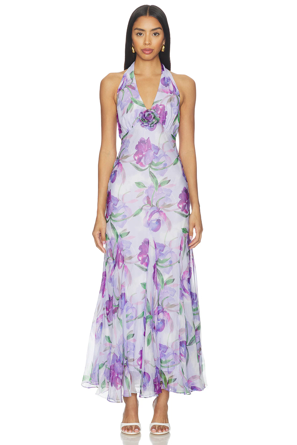 ASTR the Label — ПЛАТЬЕ YASMEEN · Purple Floral
