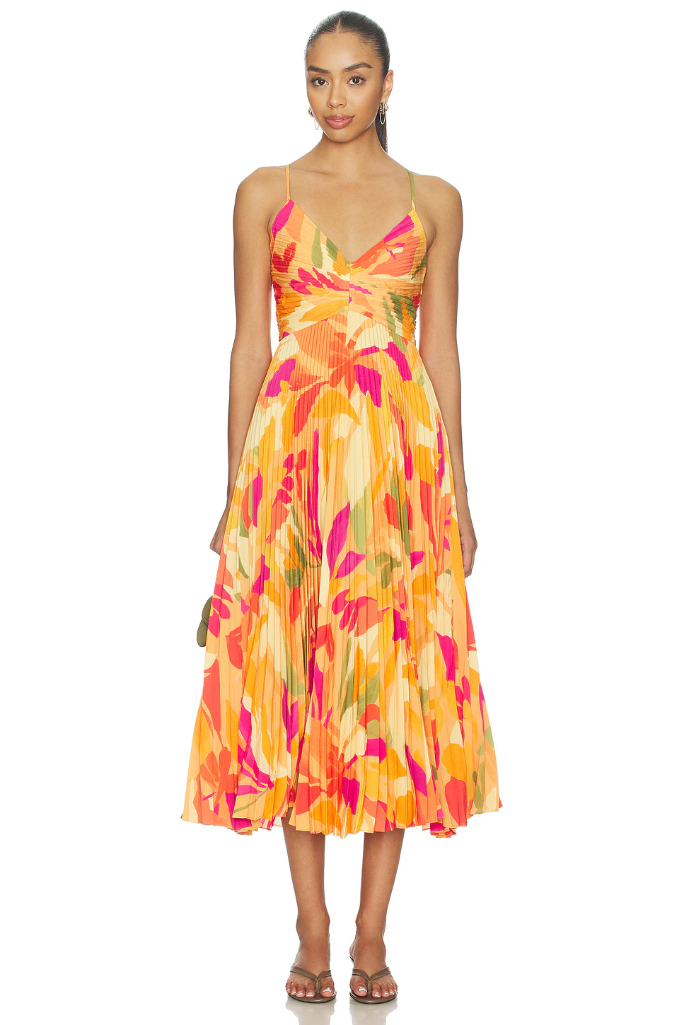 ASTR the Label — ПЛАТЬЕ BLYTHE · Orange Floral