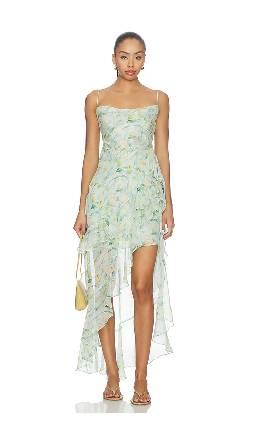 ASTR the Label — ПЛАТЬЕ CANDACE · Green Floral