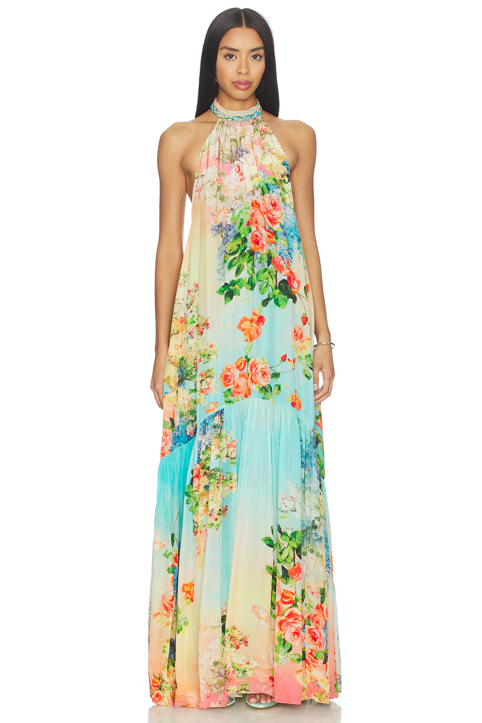 HEMANT AND NANDITA — МАКСИ ПЛАТЬЕ MAXI DRESS · Multi