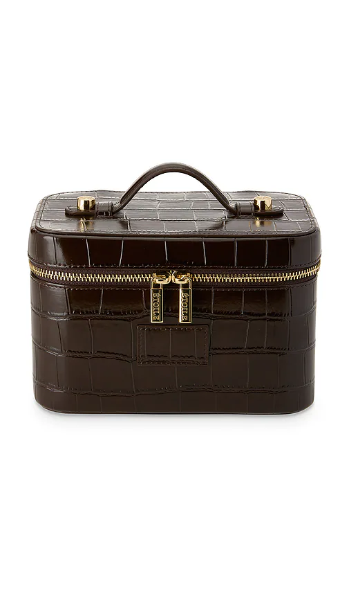 ETOILE COLLECTIVE — КОСМЕТИЧКА MINI VANITY CASE · Espresso Croc