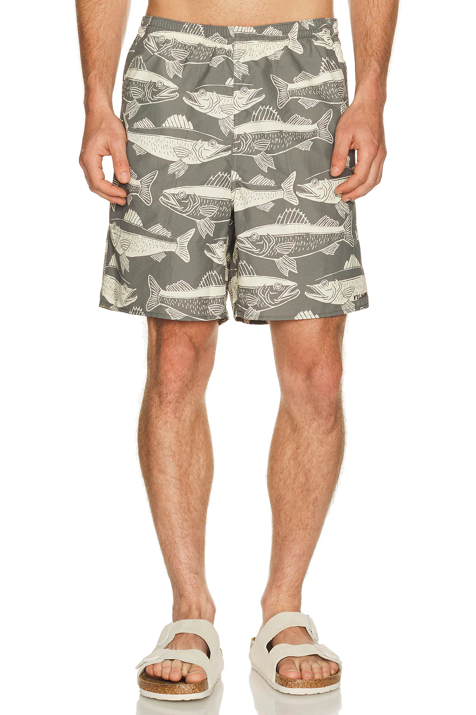 Filson — ШОРТЫ ДЛЯ ПЛАВАНИЯ · Beluga Bold Fish Print