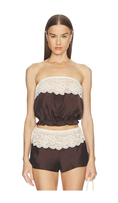 Frankies Bikinis — БЛУЗКА ROSIE SATIN SLEEVELESS · Gift Wrap