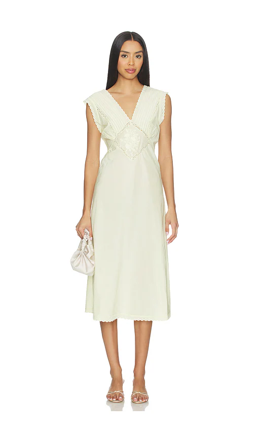 Free People — МИНИ ПЛАТЬЕ-КОМБИНАЦИЯ ME + YOU · Yellow