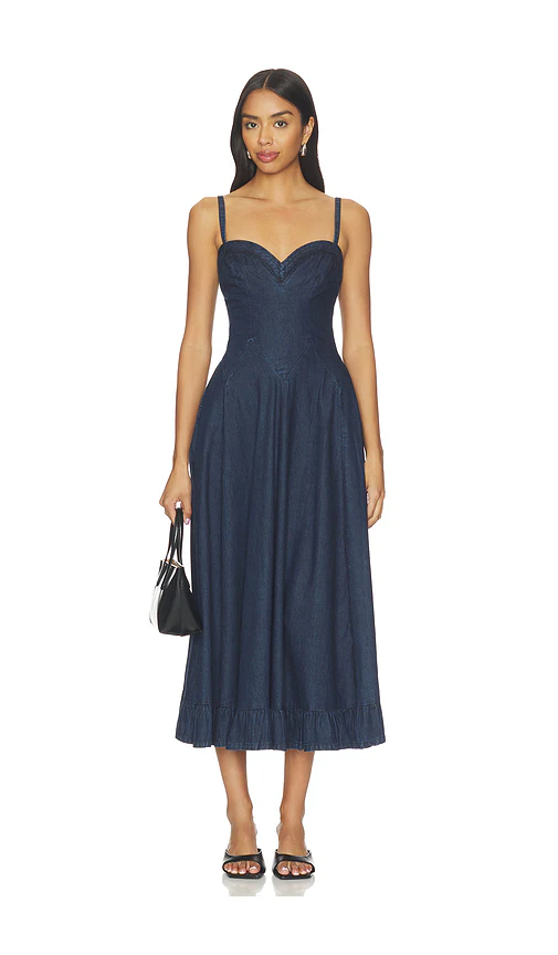 Free People — ПЛАТЬЕ МИДИ ANOTHER SEASON · Rinse