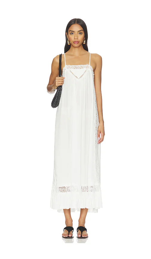 Free People — ПЛАТЬЕ-КОМБИНАЦИЯ KISS ME LATER · Clean Ivory