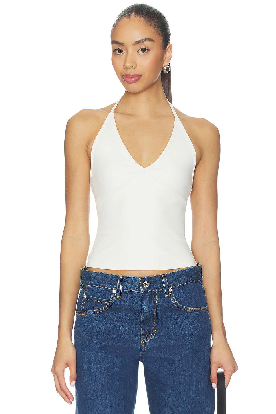 GRLFRND — МАЙКА HALTER TANK · Bone