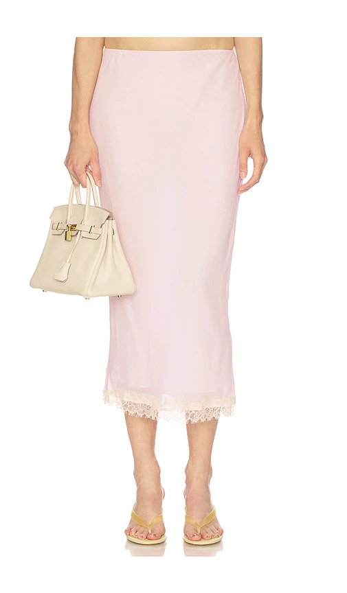 Helsa — ЮБКА-КОМБИНАЦИЯ VISCOSE GEORGETTE · Peony Pink