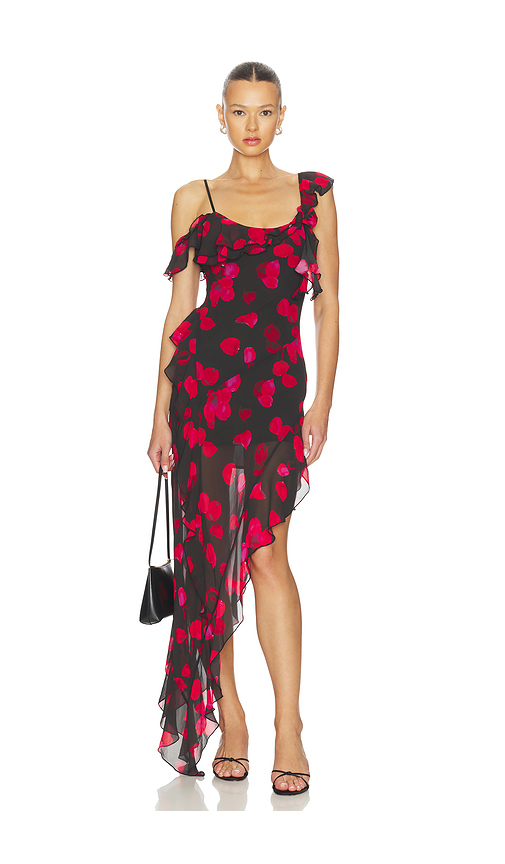 I.AM.GIA — ПЛАТЬЕ JULIETTA MAXI · Black Pretty Petal