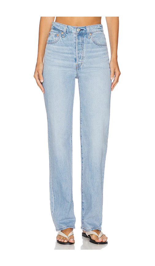 LEVI'S — ПРЯМОЙ RIBCAGE FULL LENGTH · Blasted Stone Clean