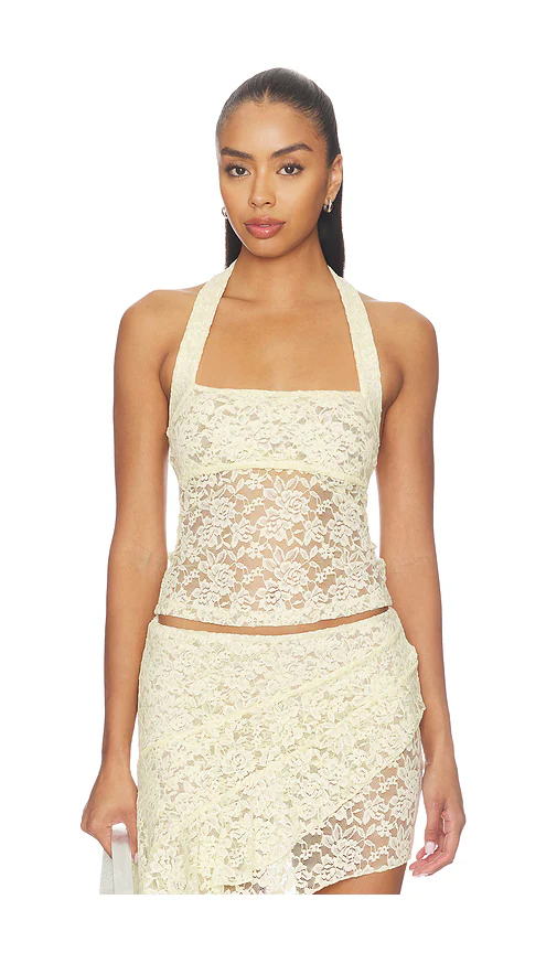 LIONESS — ТОП PALISADES HALTER · Lemontini