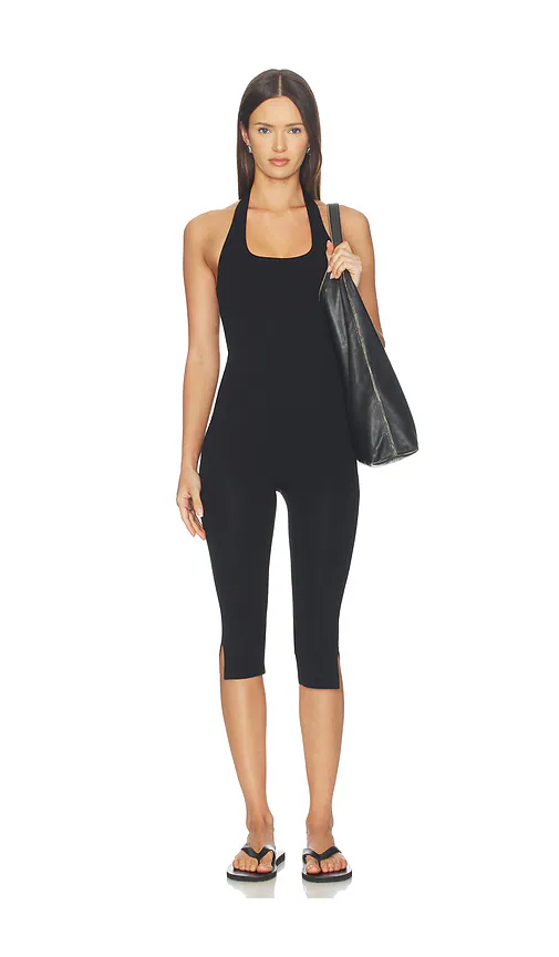 LNA — КОМБИНЕЗОН С ЗАВЯЗКАМИ НА ШЕЕ CAPRI · Black