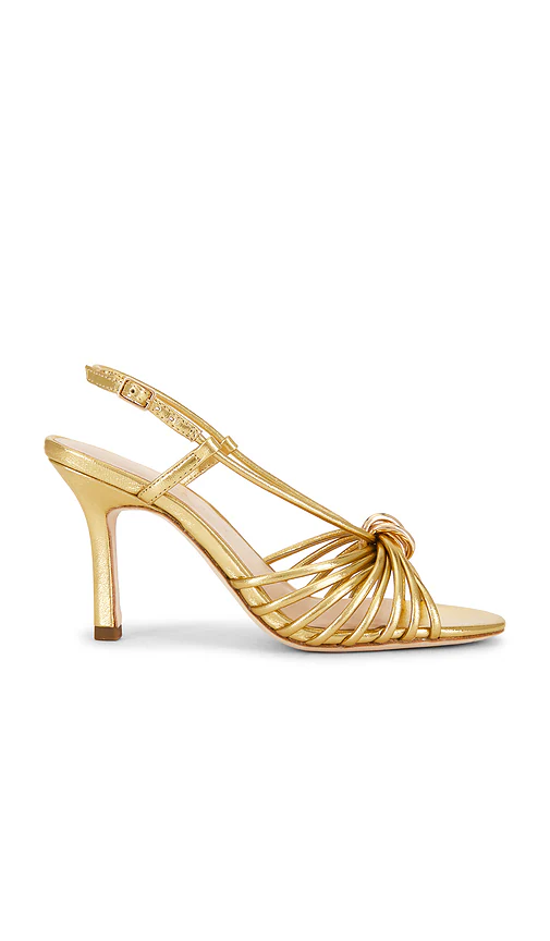 Loeffler Randall — РЕМЕШКИ КАБЛУК MAREKA · Gold Metallic Nappa