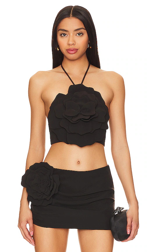 Lovers and Friends — ТОП ZORA CROP · Black