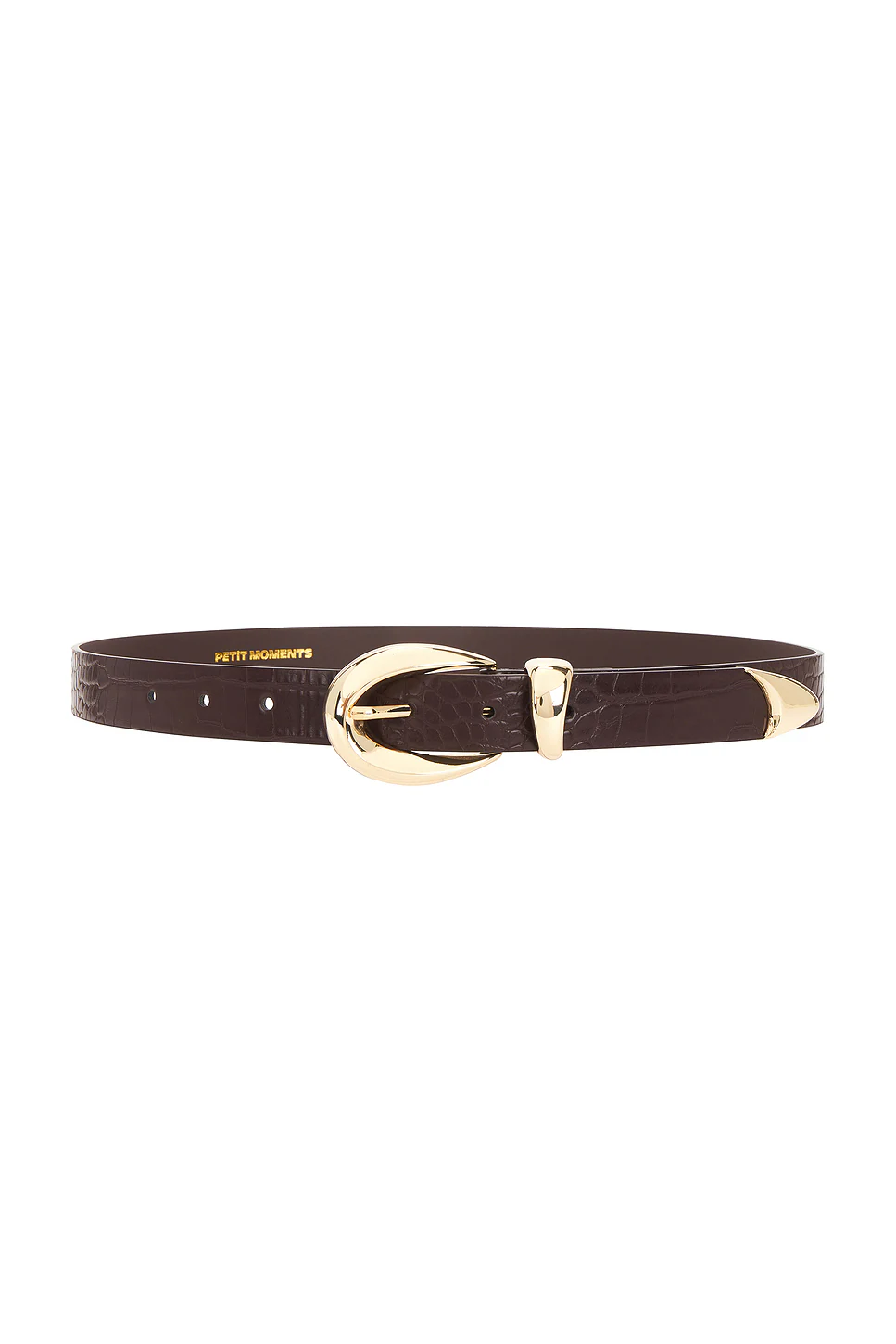 petit moments — ПОЯС MARISA · Brown Croc Gold