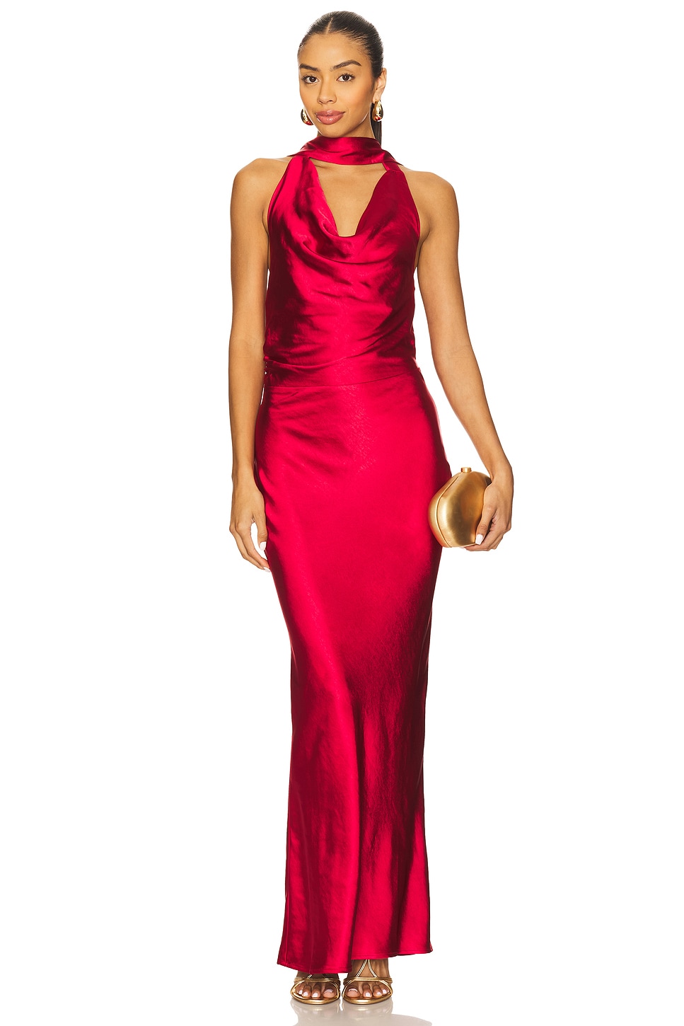 SNDYS — ПЛАТЬЕ ROSANNA MAXI · Red