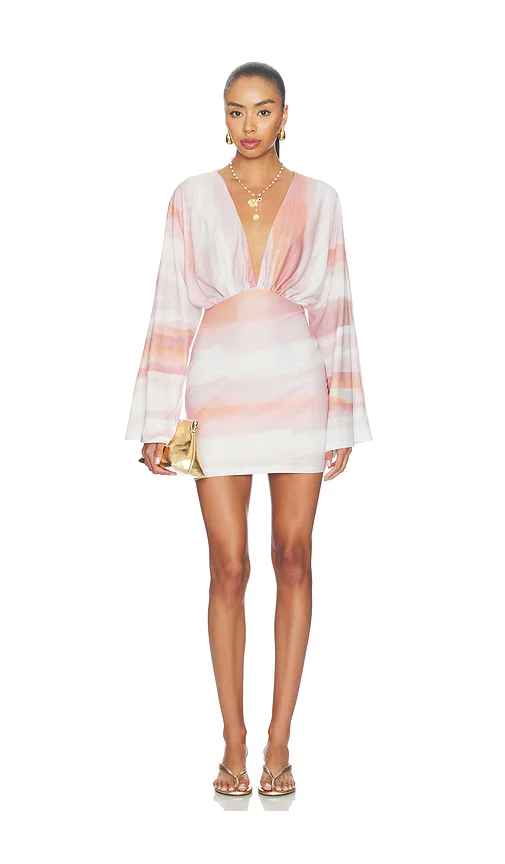 SNDYS — ПЛАТЬЕ HELENE MINI · Shell Print