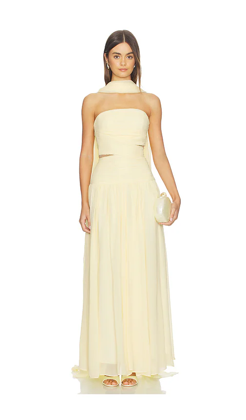 self-portrait — ПЛАТЬЕ DRESS · Yellow