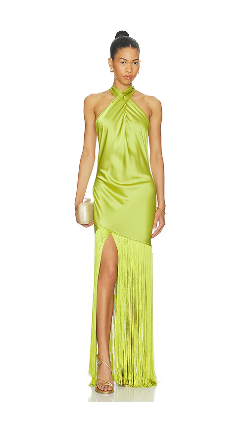 Show Me Your Mumu — ПЛАТЬЕ JASMINE · Chartreuse