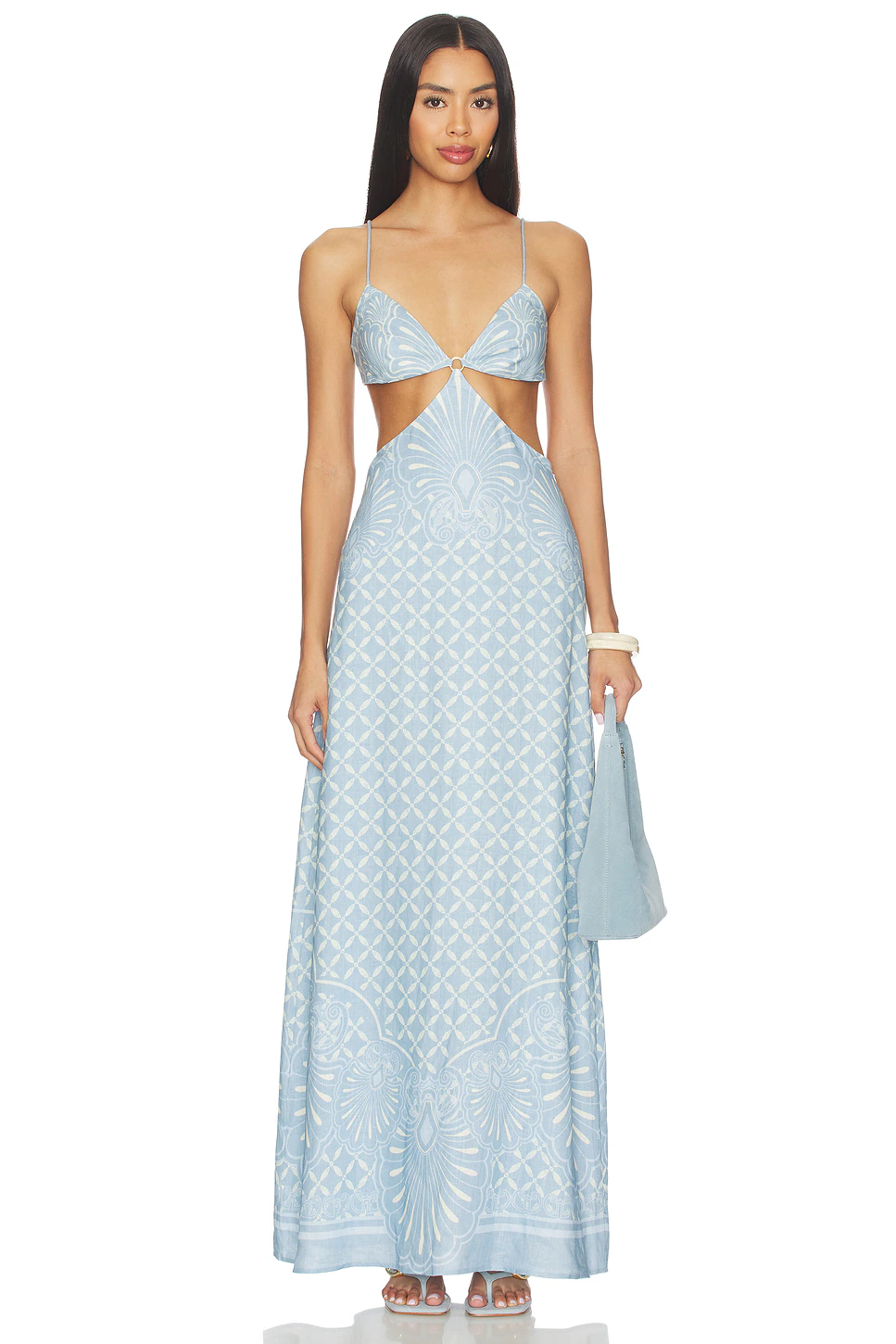 Shani Shemer — МАКСИ ПЛАТЬЕ MAYA · Indigo Print