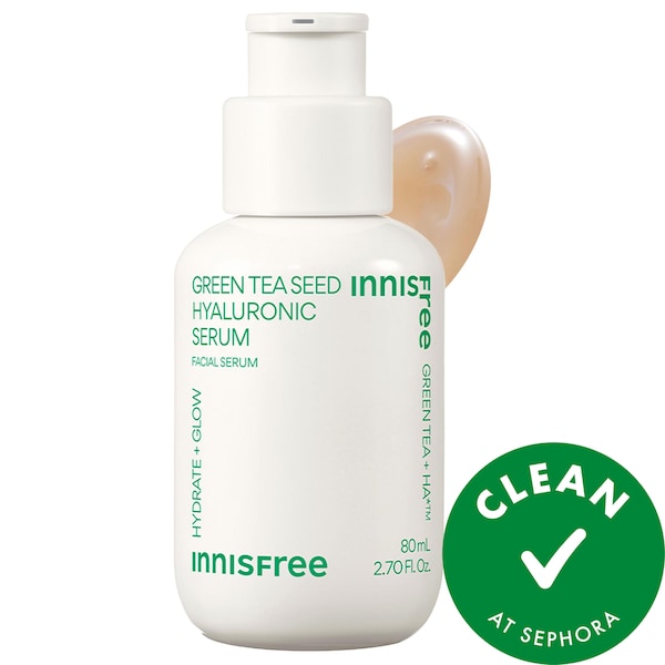 innisfree — Green Tea Hyaluronic Acid + Niacinamide Refillable Serum for Skin Barrier Support​