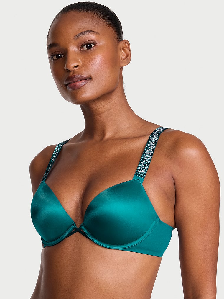 Victoria's Secret — Logo Shine Strap Push-Up Bra