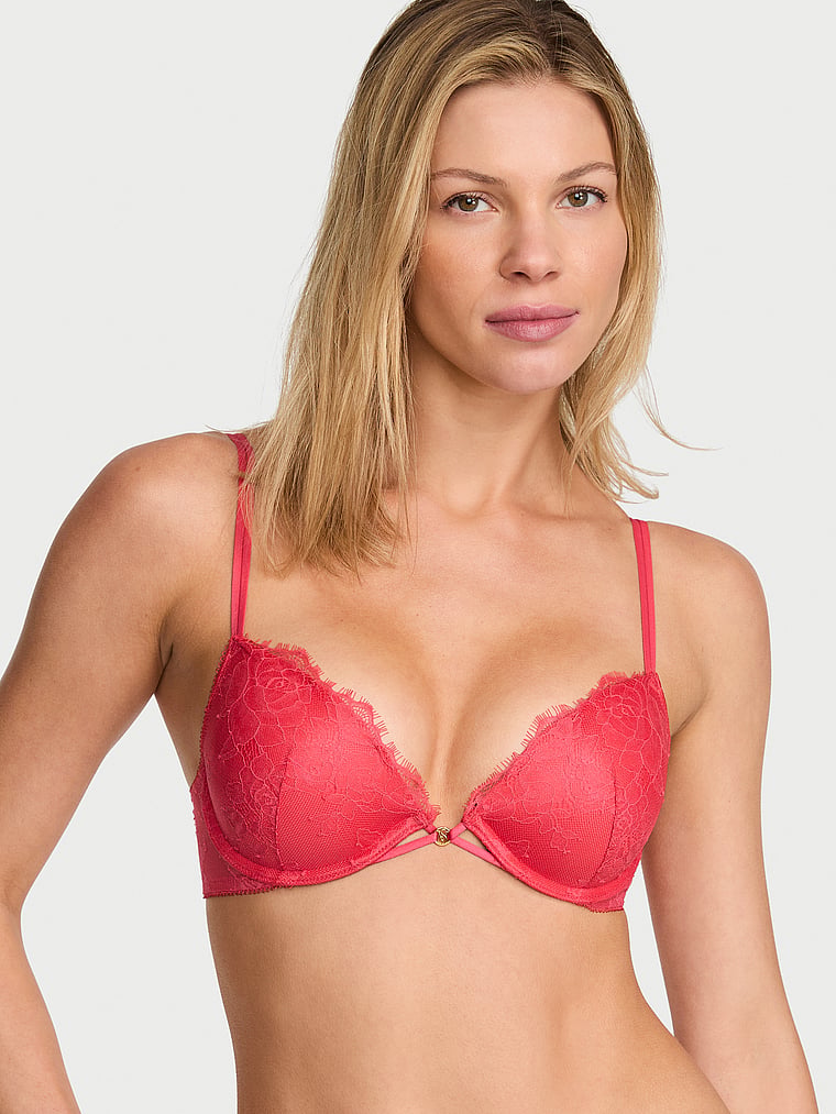 Victoria's Secret — Rose Lace Push-Up Bra